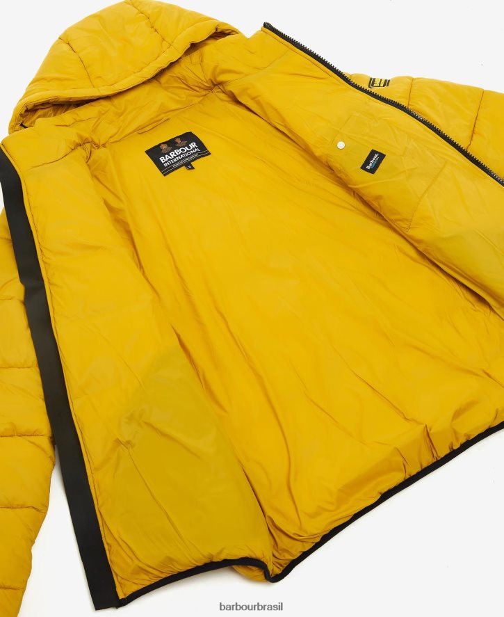 roupas Barbour Jaqueta acolchoada bobber legacy carvão homens NH4442168