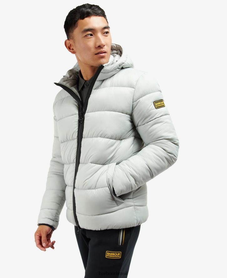 roupas Barbour Jaqueta acolchoada bobber legacy carvão homens NH4442169