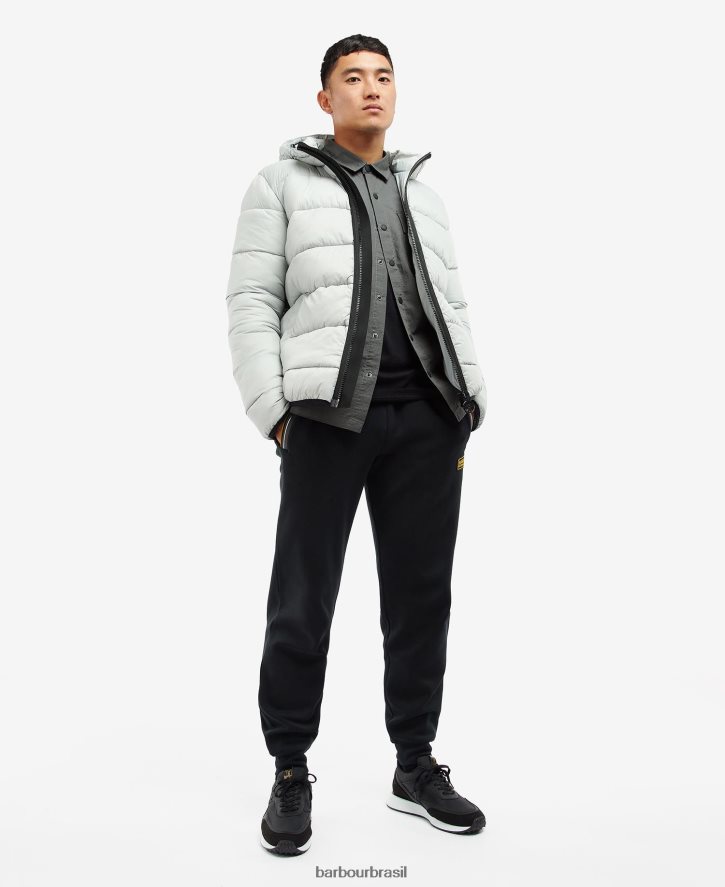 roupas Barbour Jaqueta acolchoada bobber legacy carvão homens NH4442169