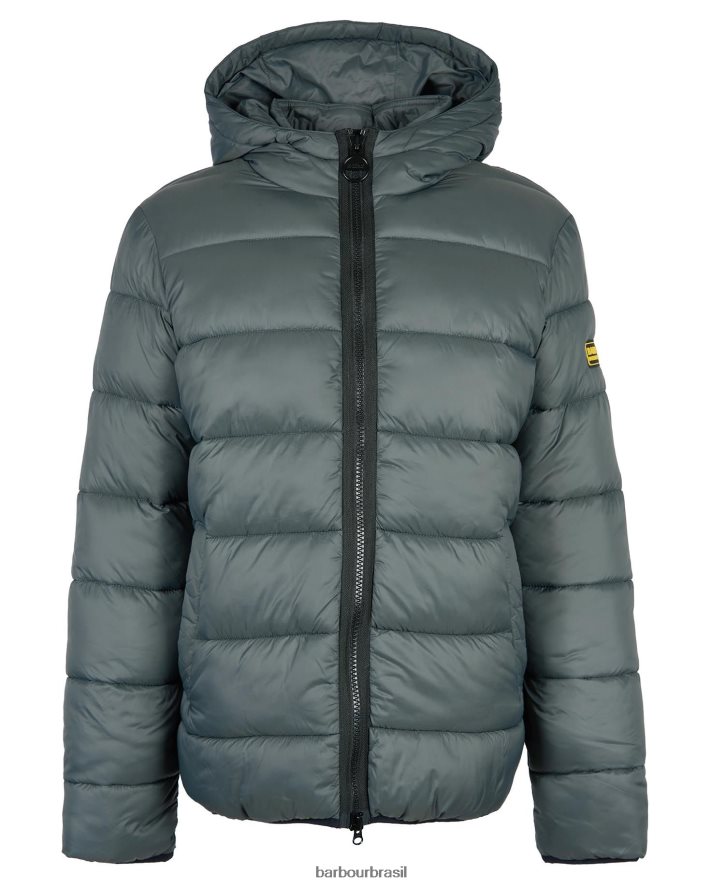 roupas Barbour Jaqueta acolchoada bobber legacy carvão homens NH4442170
