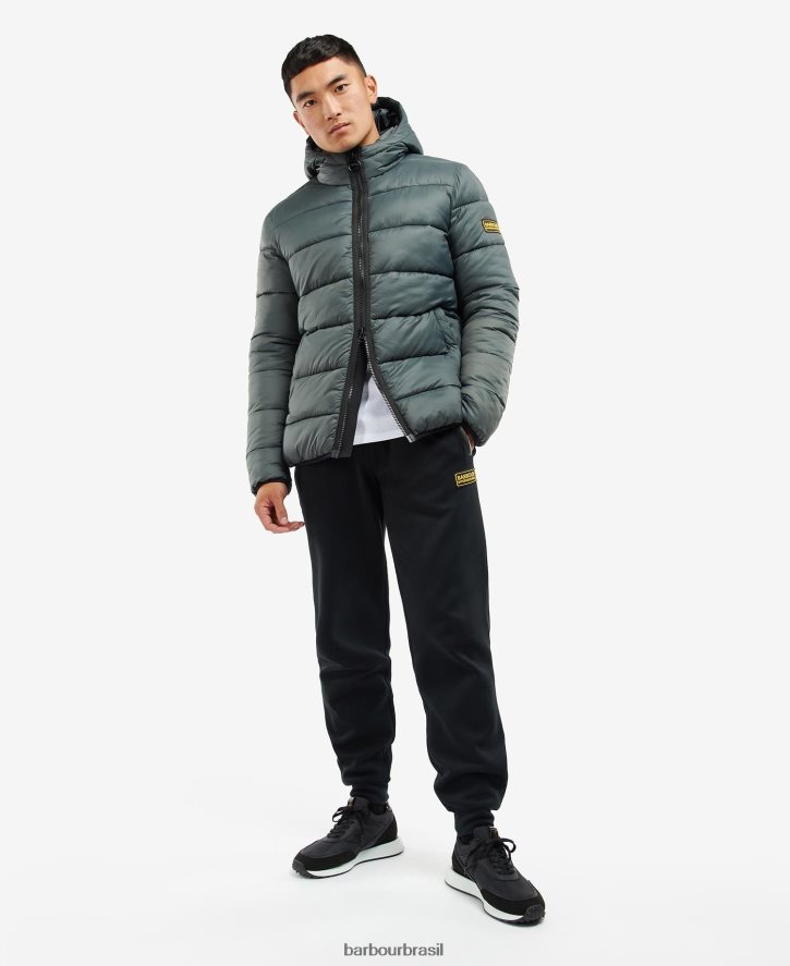 roupas Barbour Jaqueta acolchoada bobber legacy carvão homens NH4442170