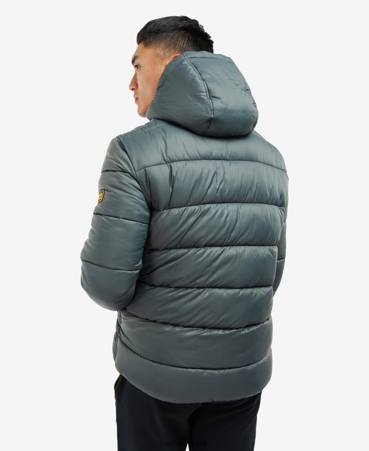 roupas Barbour Jaqueta acolchoada bobber legacy carvão homens NH4442170