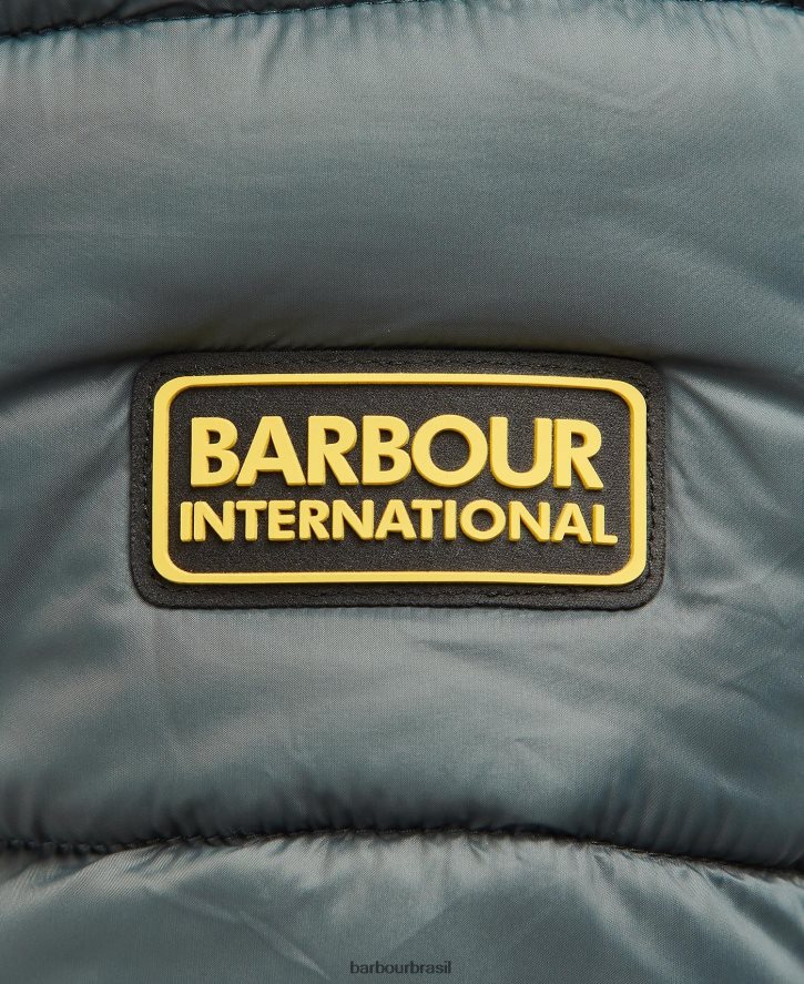roupas Barbour Jaqueta acolchoada bobber legacy carvão homens NH4442170