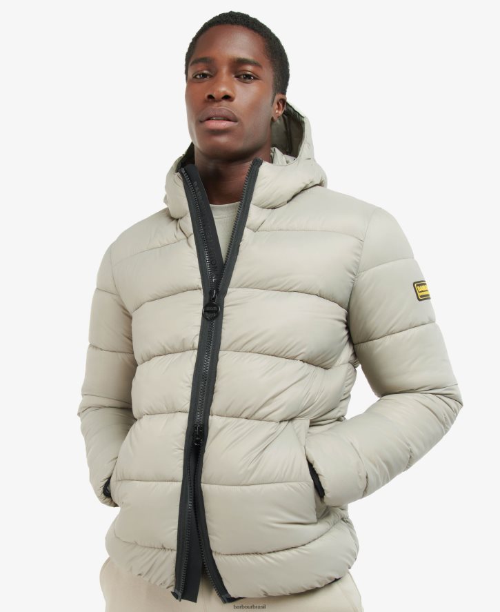 roupas Barbour Jaqueta acolchoada bobber legacy concreto homens NH4442136