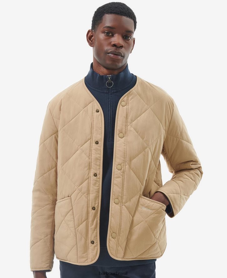 roupas Barbour jaqueta acolchoada liddesdale verão pé de milho homens NH4442139