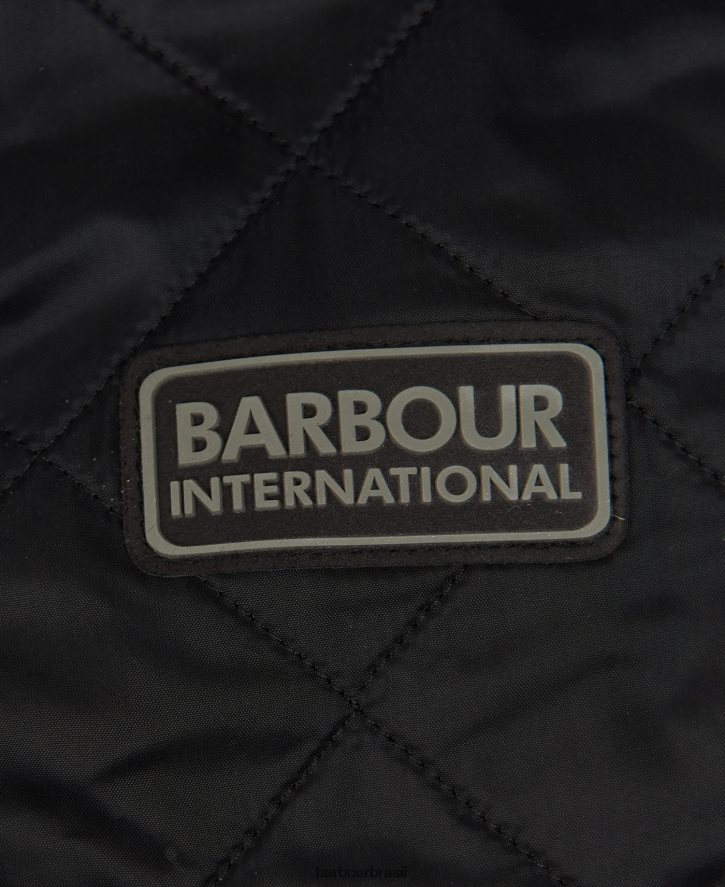 roupas Barbour jaqueta acolchoada tourer ariel polar carvão homens NH4442117