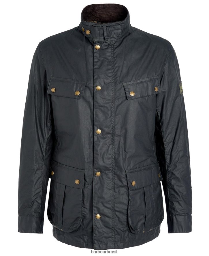 roupas Barbour Jaqueta leve de algodão encerado Duke sábio homens NH444231