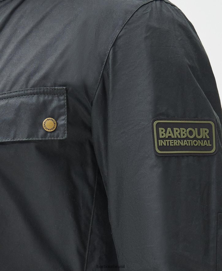 roupas Barbour Jaqueta leve de algodão encerado Duke sábio homens NH444231