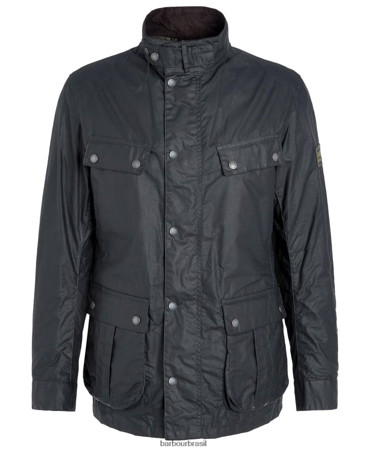roupas Barbour Jaqueta leve de algodão encerado Duke sábio homens NH444248