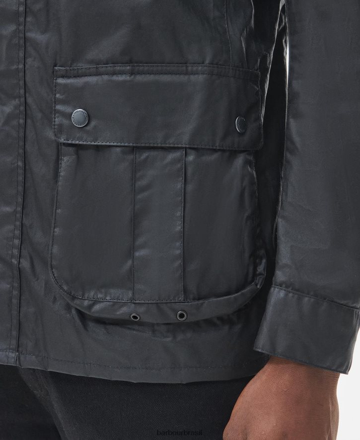 roupas Barbour Jaqueta leve de algodão encerado Duke sábio homens NH444248