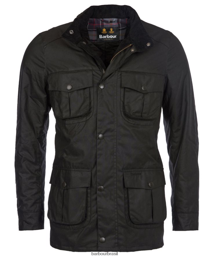 roupas Barbour jaqueta de cera corbridge Oliva homens NH444212