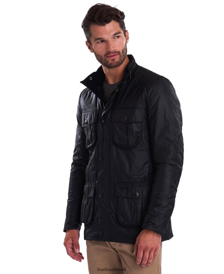 roupas Barbour jaqueta de cera corbridge Oliva homens NH444212