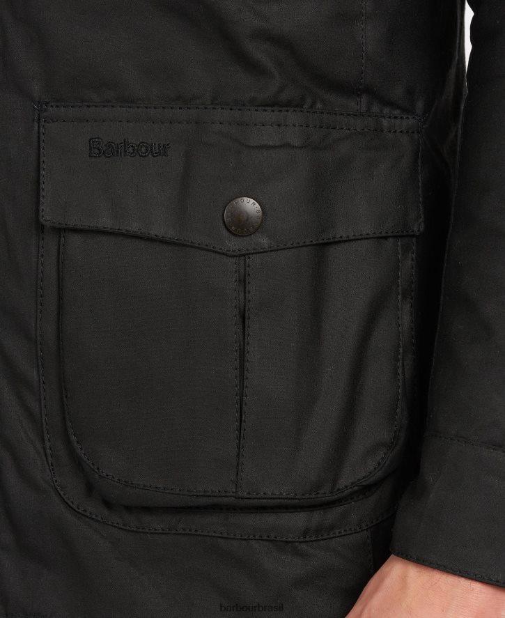 roupas Barbour jaqueta de cera corbridge Oliva homens NH444212