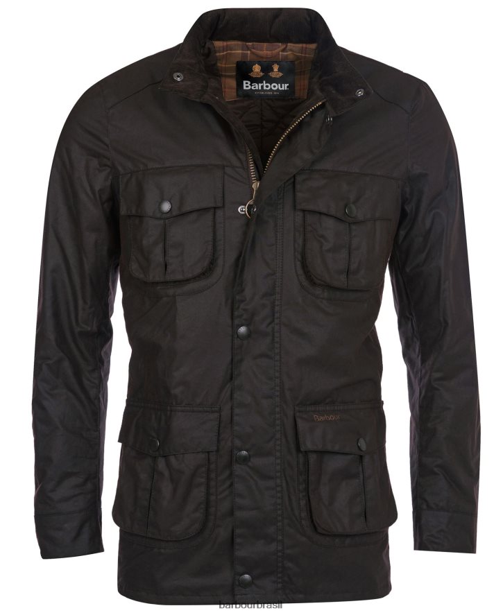 roupas Barbour jaqueta de cera corbridge Oliva homens NH444213