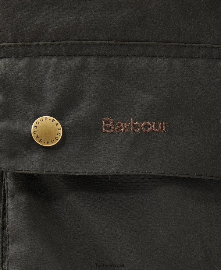 roupas Barbour jaqueta de cera de edição limitada union jack ashby Oliva homens NH44423