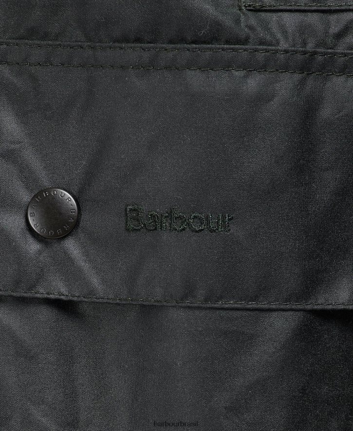 roupas Barbour jaqueta de cera de fronteira marinha homens NH444218