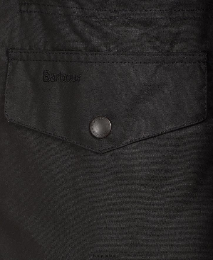 roupas Barbour jaqueta de cera de sapador Oliva homens NH444222