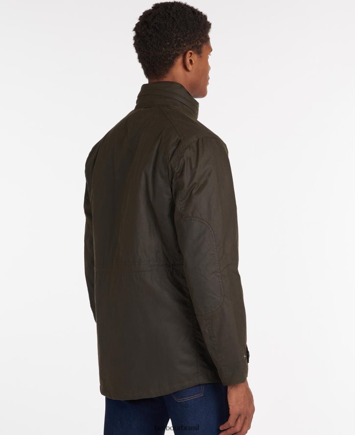 roupas Barbour jaqueta de cera de sapador Oliva homens NH444236