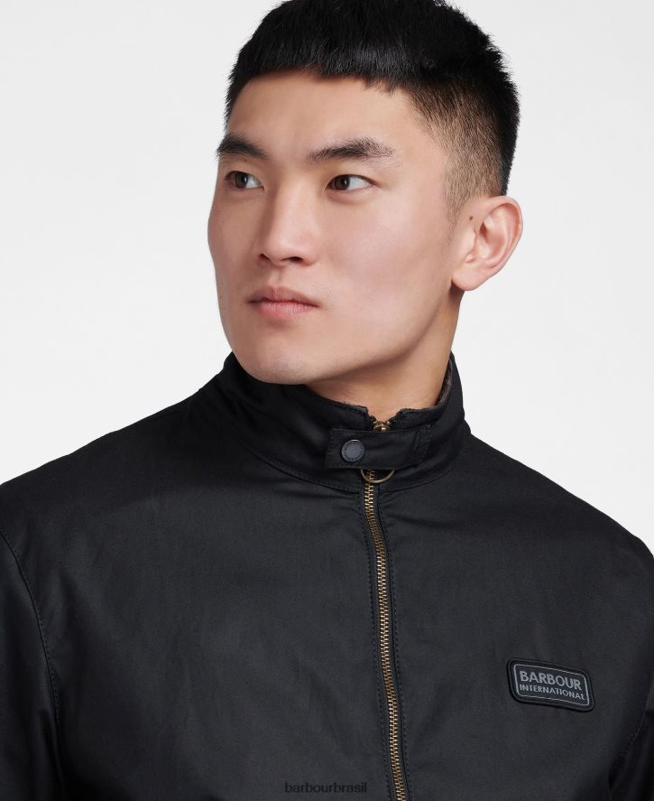 roupas Barbour jaqueta de cera mente internacional carvão homens NH444249