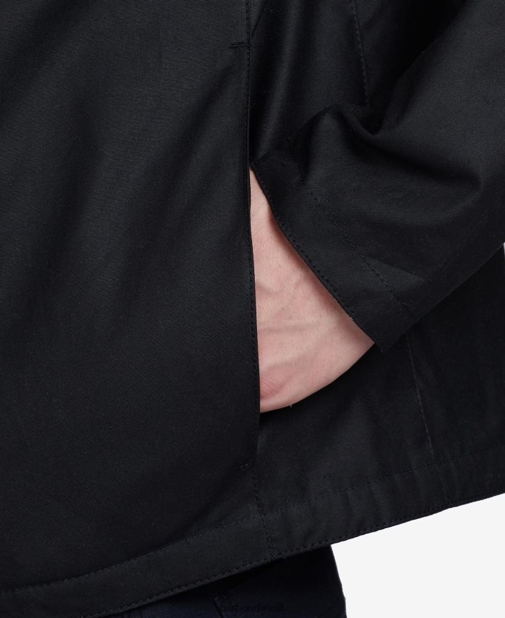 roupas Barbour jaqueta de cera mente internacional carvão homens NH444249