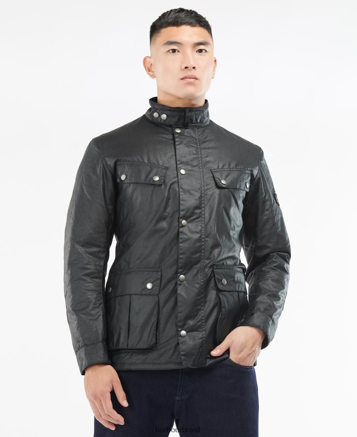 roupas Barbour jaqueta de cera tourer duke rústico homens NH444241