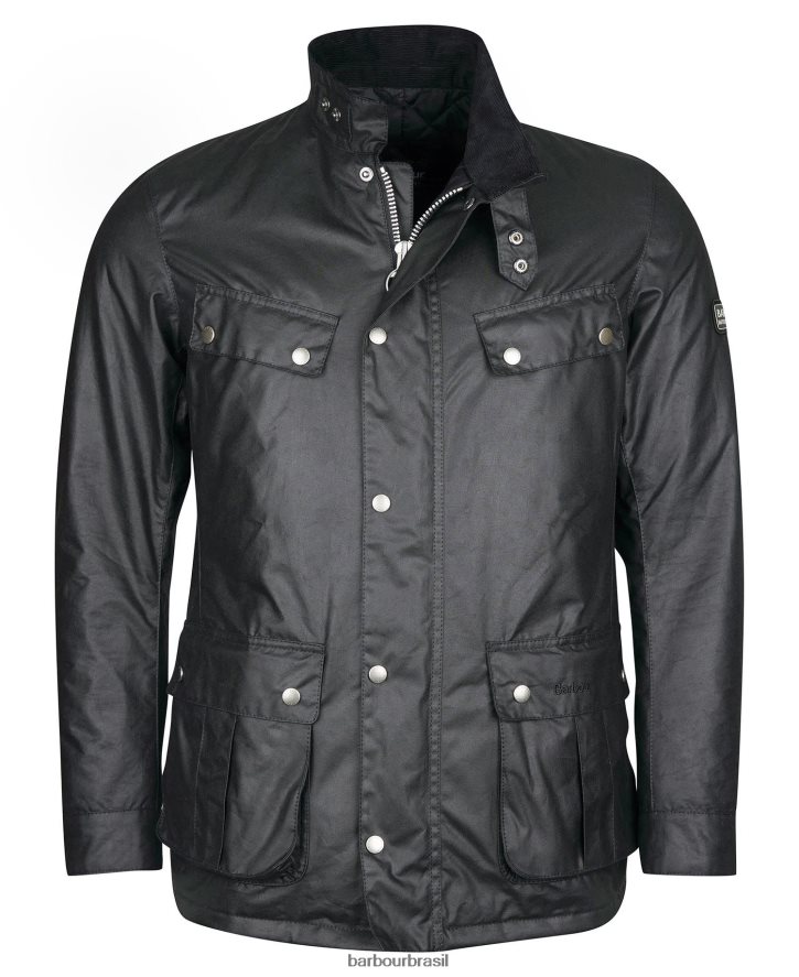 roupas Barbour jaqueta de cera tourer duke rústico homens NH444241