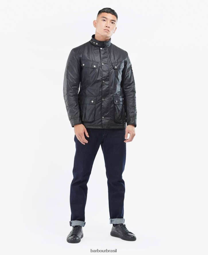 roupas Barbour jaqueta de cera tourer duke rústico homens NH444242