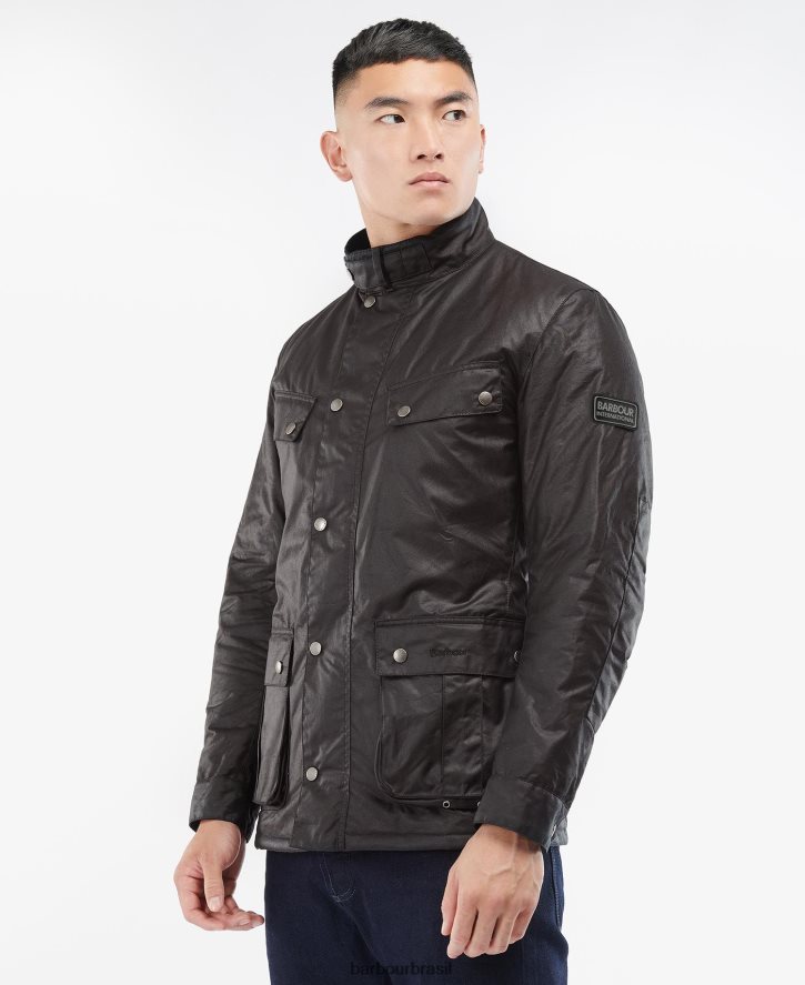 roupas Barbour jaqueta de cera tourer duke rústico homens NH444246