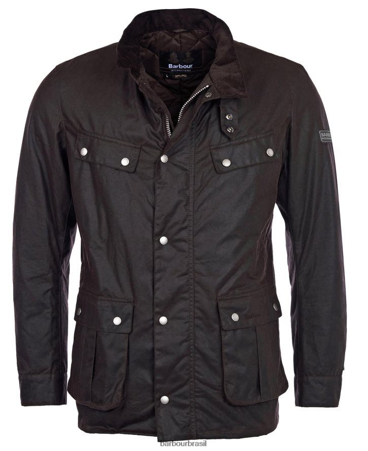 roupas Barbour jaqueta de cera tourer duke rústico homens NH444246