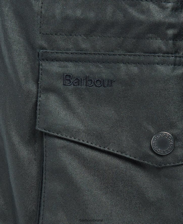 roupas Barbour jaqueta encerada Kendle marinho clássico homens NH444237