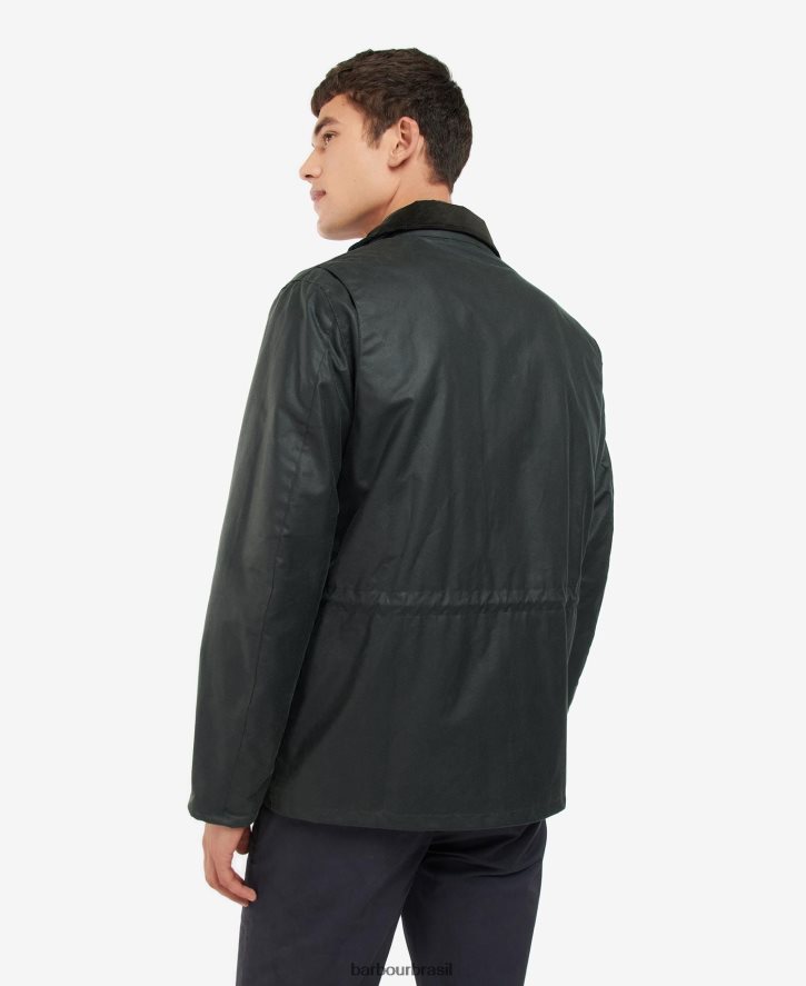 roupas Barbour jaqueta encerada Kendle marinho clássico homens NH444269