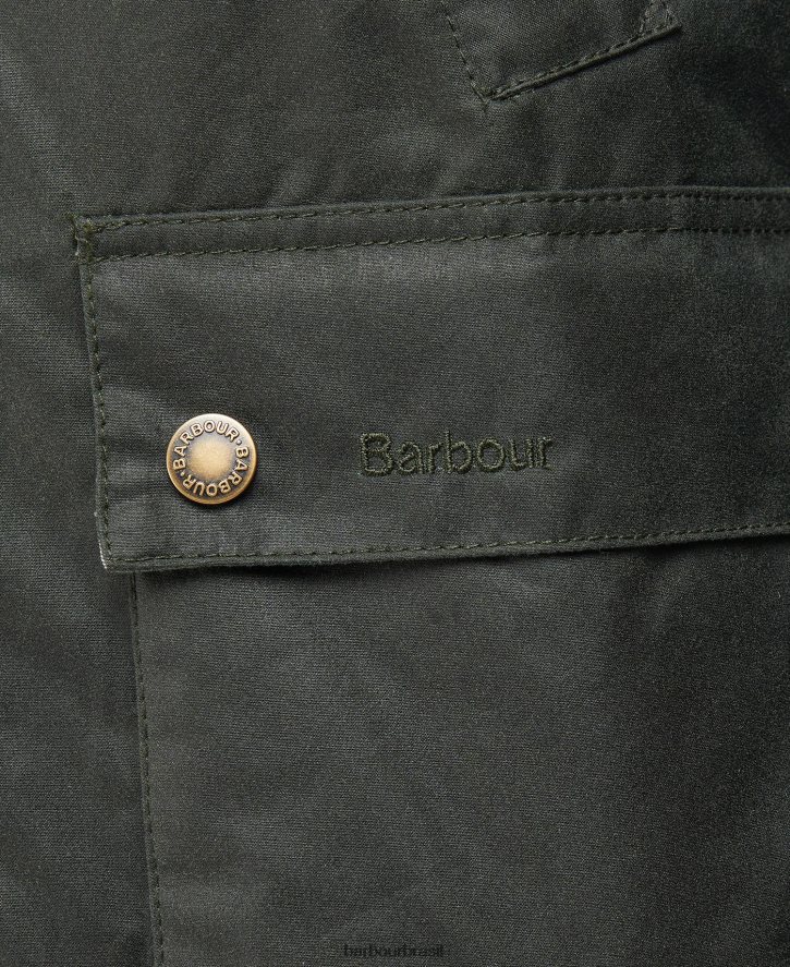 roupas Barbour jaqueta encerada ambleton marinho clássico homens NH444245