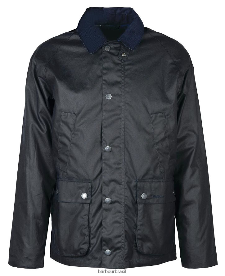 roupas Barbour jaqueta encerada ambleton marinho clássico homens NH444251