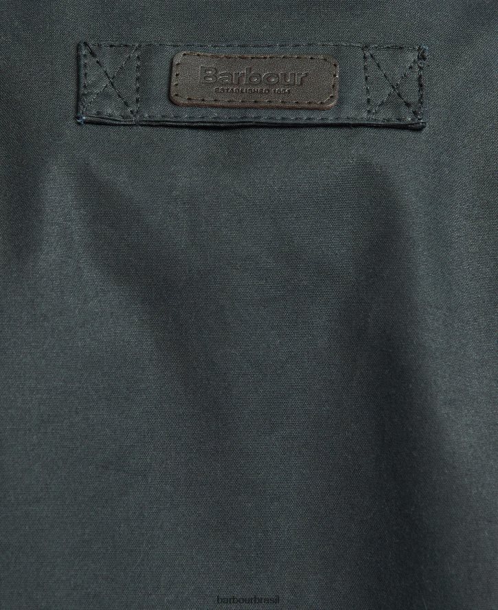 roupas Barbour jaqueta encerada meldon tartan de bétula marinho/rio homens NH444233