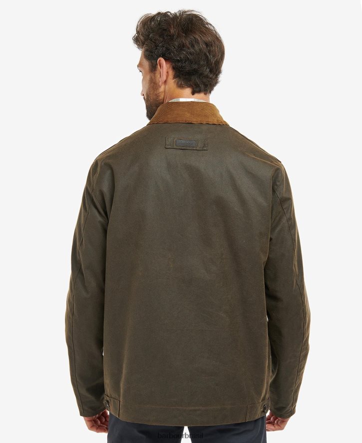 roupas Barbour jaqueta encerada meldon tartan de bétula marinho/rio homens NH444266