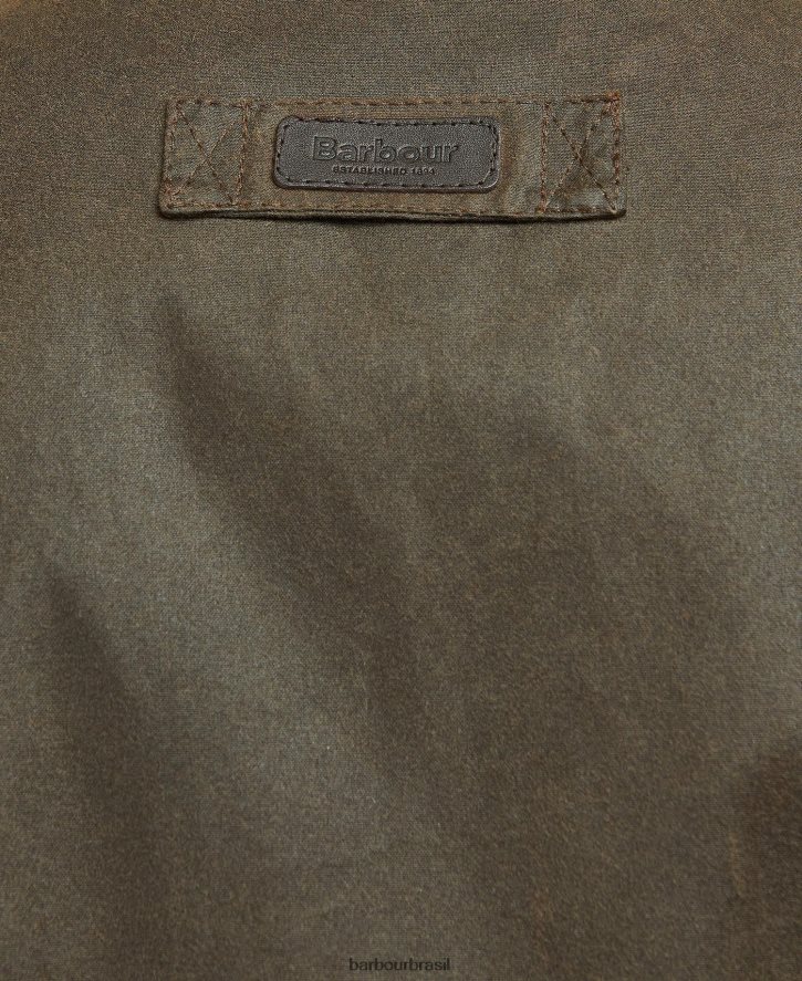 roupas Barbour jaqueta encerada meldon tartan de bétula marinho/rio homens NH444266