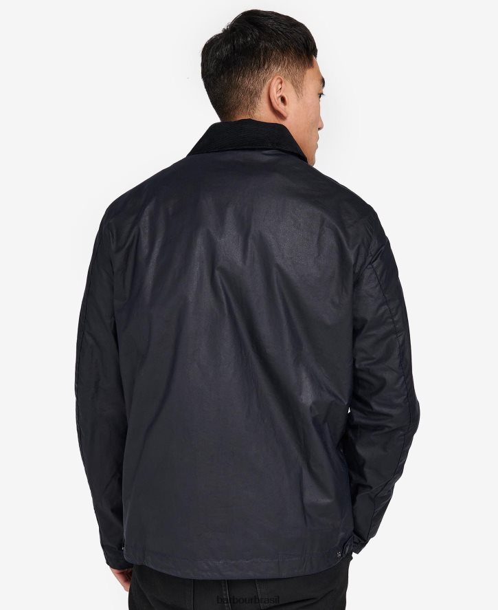 roupas Barbour jaqueta encerada norte céu noturno homens NH444250