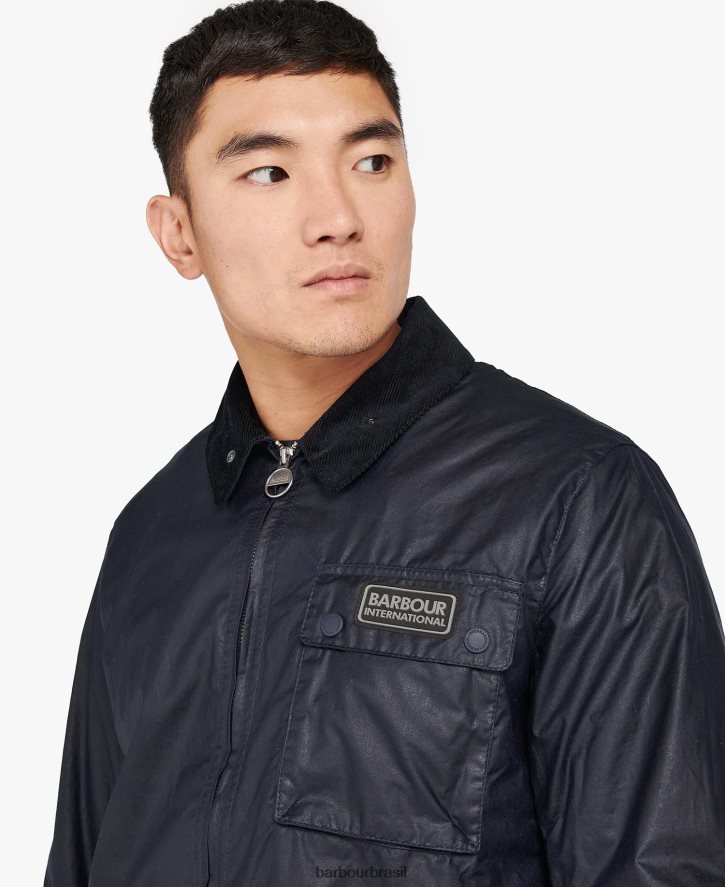 roupas Barbour jaqueta encerada norte céu noturno homens NH444250