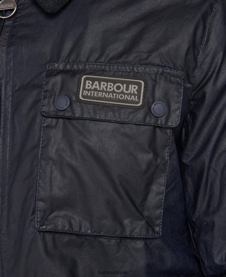 roupas Barbour jaqueta encerada norte céu noturno homens NH444250