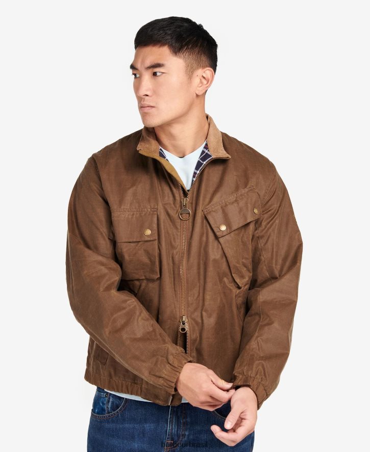 roupas Barbour jaqueta encerada roslin preto clássico homens NH444265