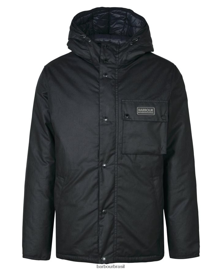 roupas Barbour jaqueta encerada westbourne preto clássico homens NH444255