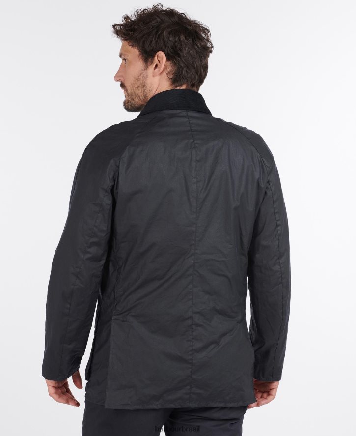 roupas Barbour jaqueta leve encerada ashby arquivar azeitona homens NH444220