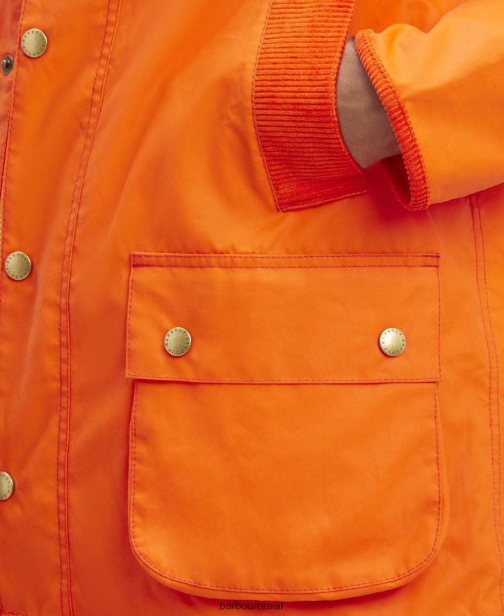 roupas Palm Angels x Barbour jaqueta de cera malik bedale Rosa quente homens NH444270