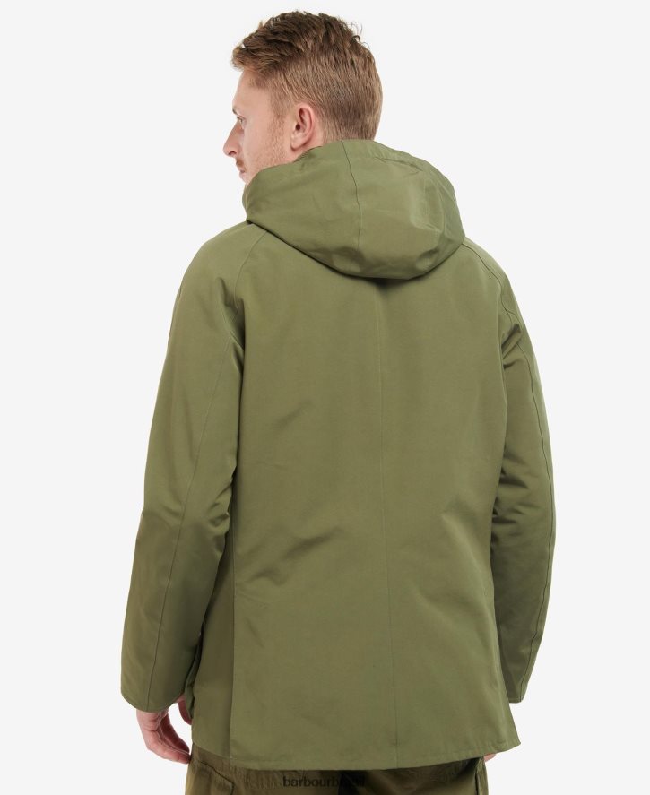 roupas Barbour jaqueta ashby impermeável marinho/vestido homens NH4442217