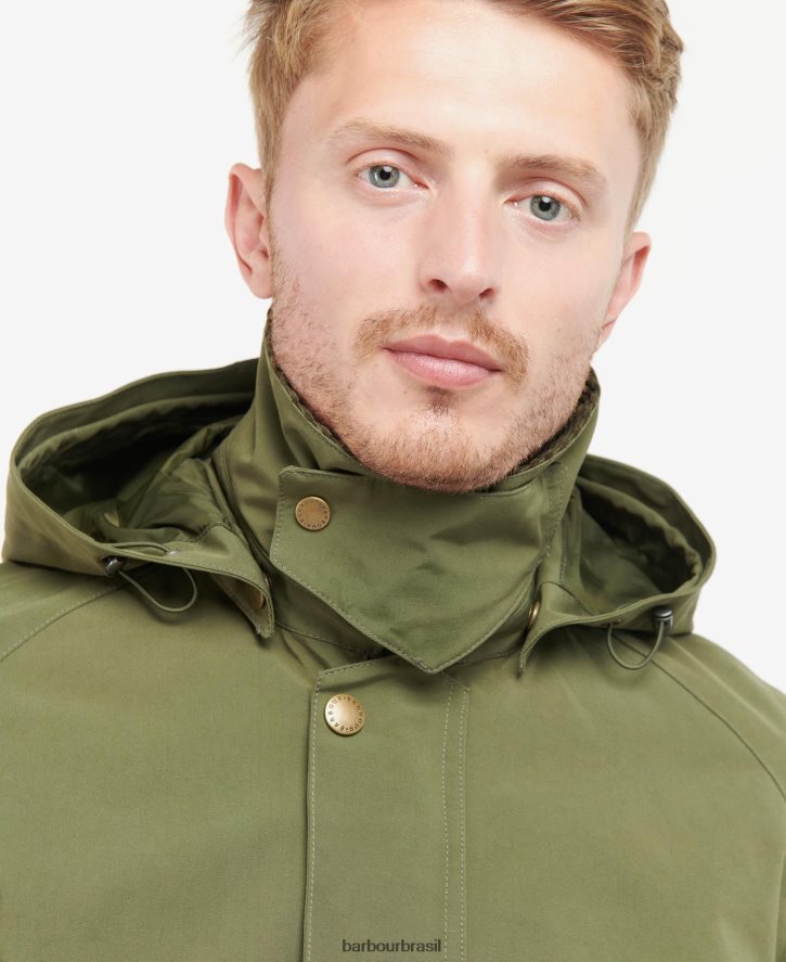 roupas Barbour jaqueta ashby impermeável marinho/vestido homens NH4442217