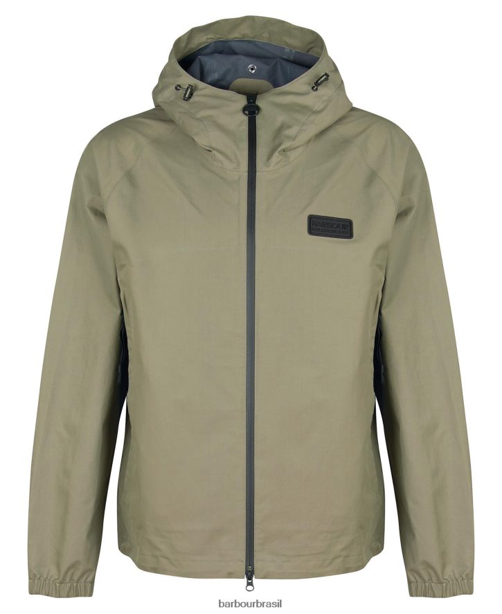 roupas Barbour jaqueta impermeável Berkley cogumelo escuro homens NH4442218