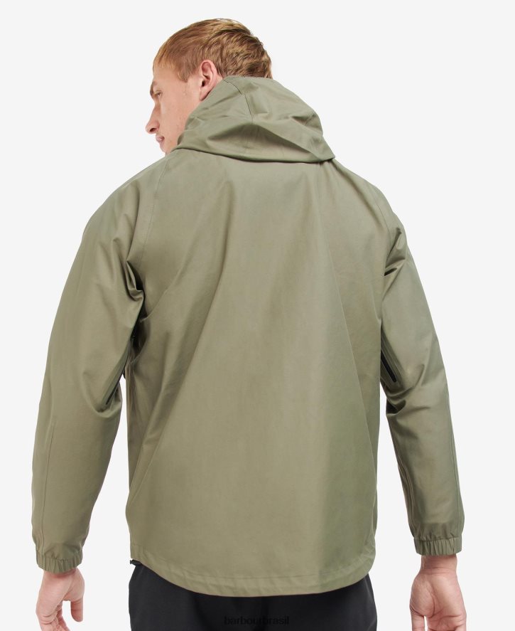 roupas Barbour jaqueta impermeável Berkley cogumelo escuro homens NH4442218