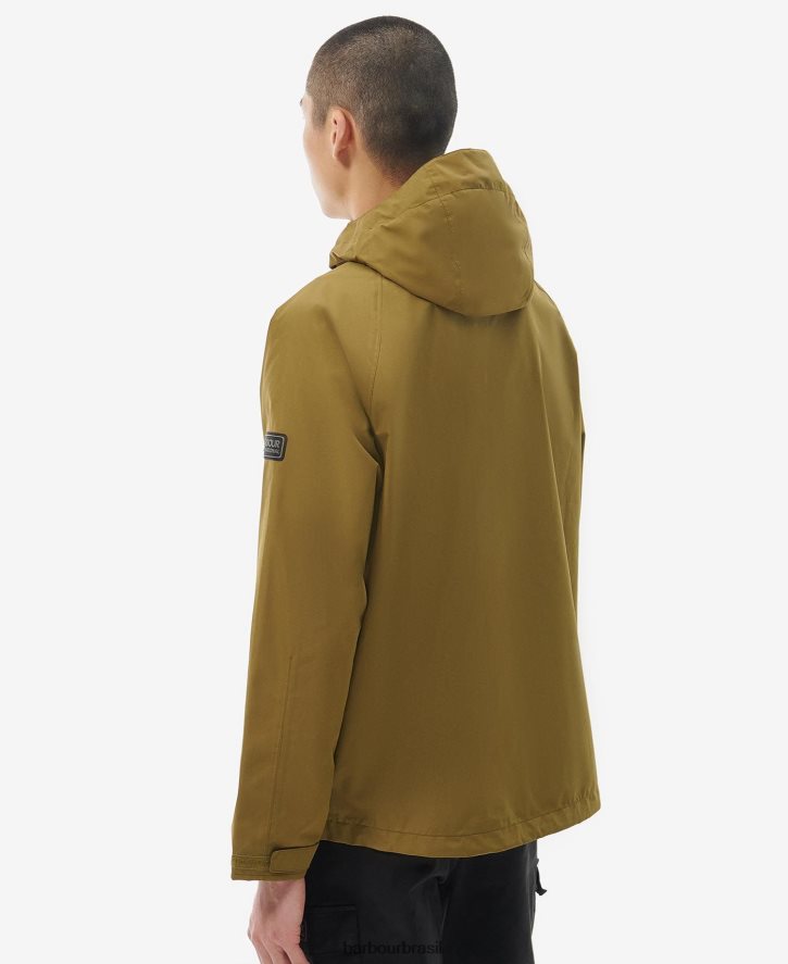 roupas Barbour jaqueta impermeável abades arquivar azeitona homens NH4442203