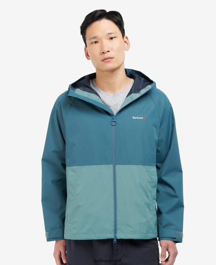 roupas Barbour jaqueta impermeável cromar lago homens NH4442202
