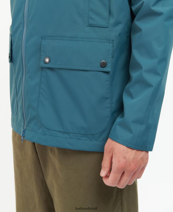 roupas Barbour jaqueta impermeável dormus com capuz marinho/vestido homens NH4442212